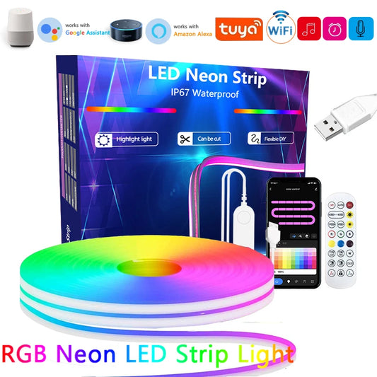 Neon LED Strip Lights 5V 84LEDs/M