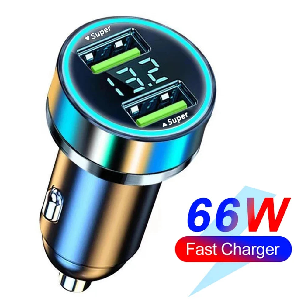 66-250W PD Car Charger QC3.0
