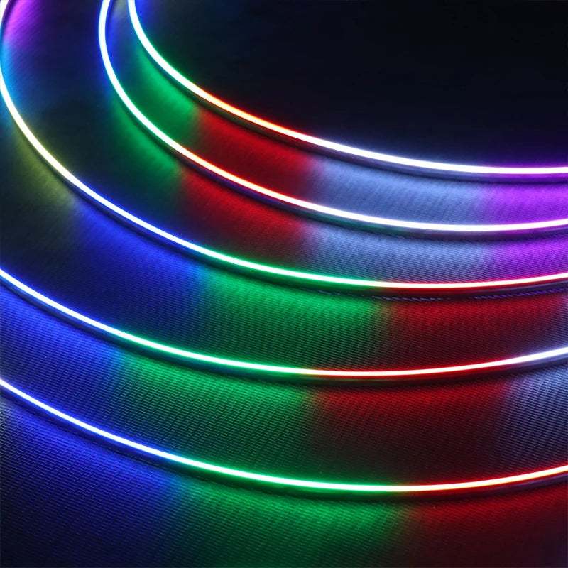 RGB Symphony Car Ambient Light Interior Acrylic Guide LED Strip with APP Control One Zone Dual Zone