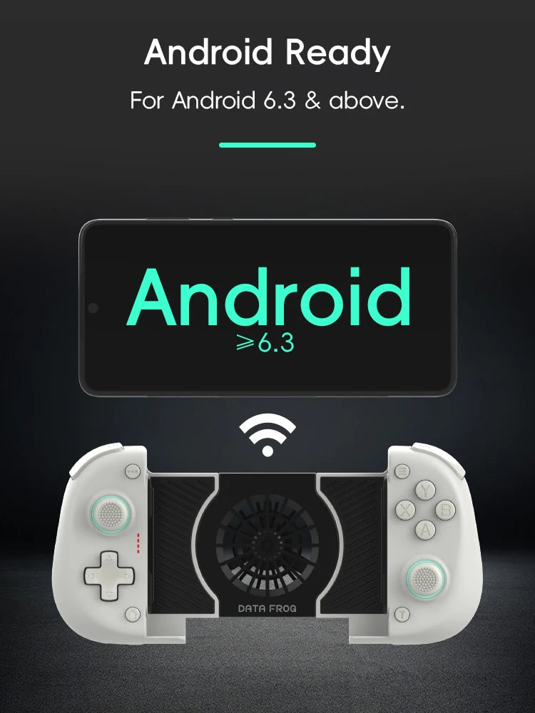 DATA FROG X3 Wireless Controller for Android Game Controller for Samsung Galaxy for PUBG Mobile for Switch/Switch OLED