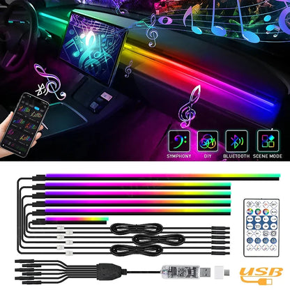 10/6/4/2/1 IN 1 Car Full RGB LED