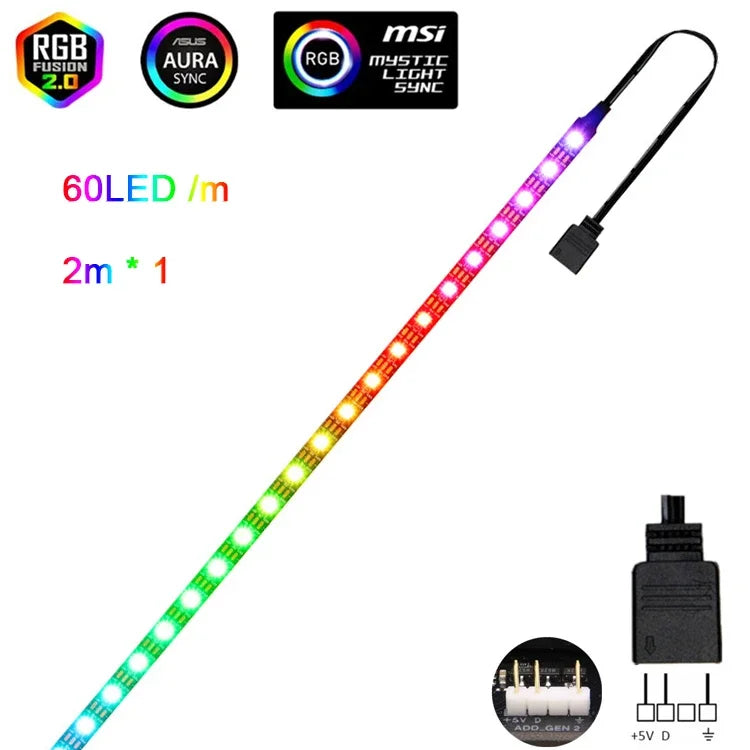 Addressable Rainbow PC Digital WS2812b LED