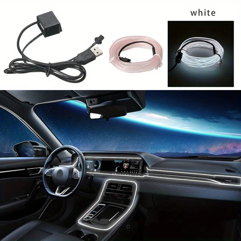5M Car Environment El Wire LED