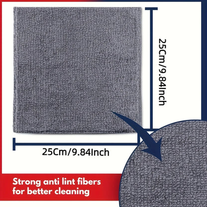 Ultra-fine Fiber Light Gray Cleaning Cloth Set