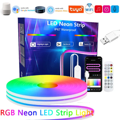Neon LED Strip Lights 5V 84LEDs/M