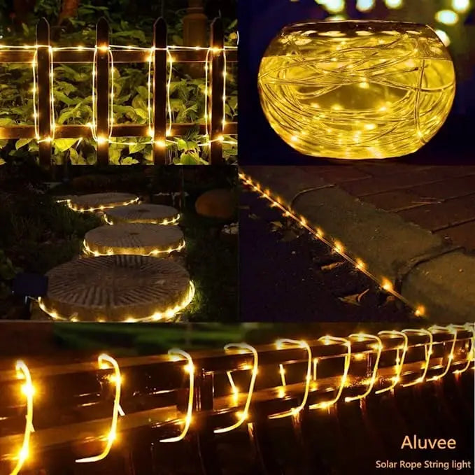 300LED Solar Rope Strip Lighting