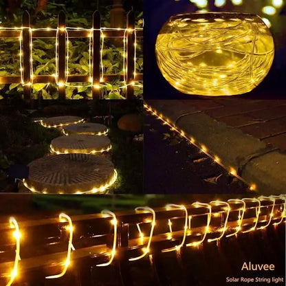 300LED Solar Rope Strip Lighting