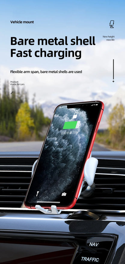 Intelligent Wireless Car Charger Mount