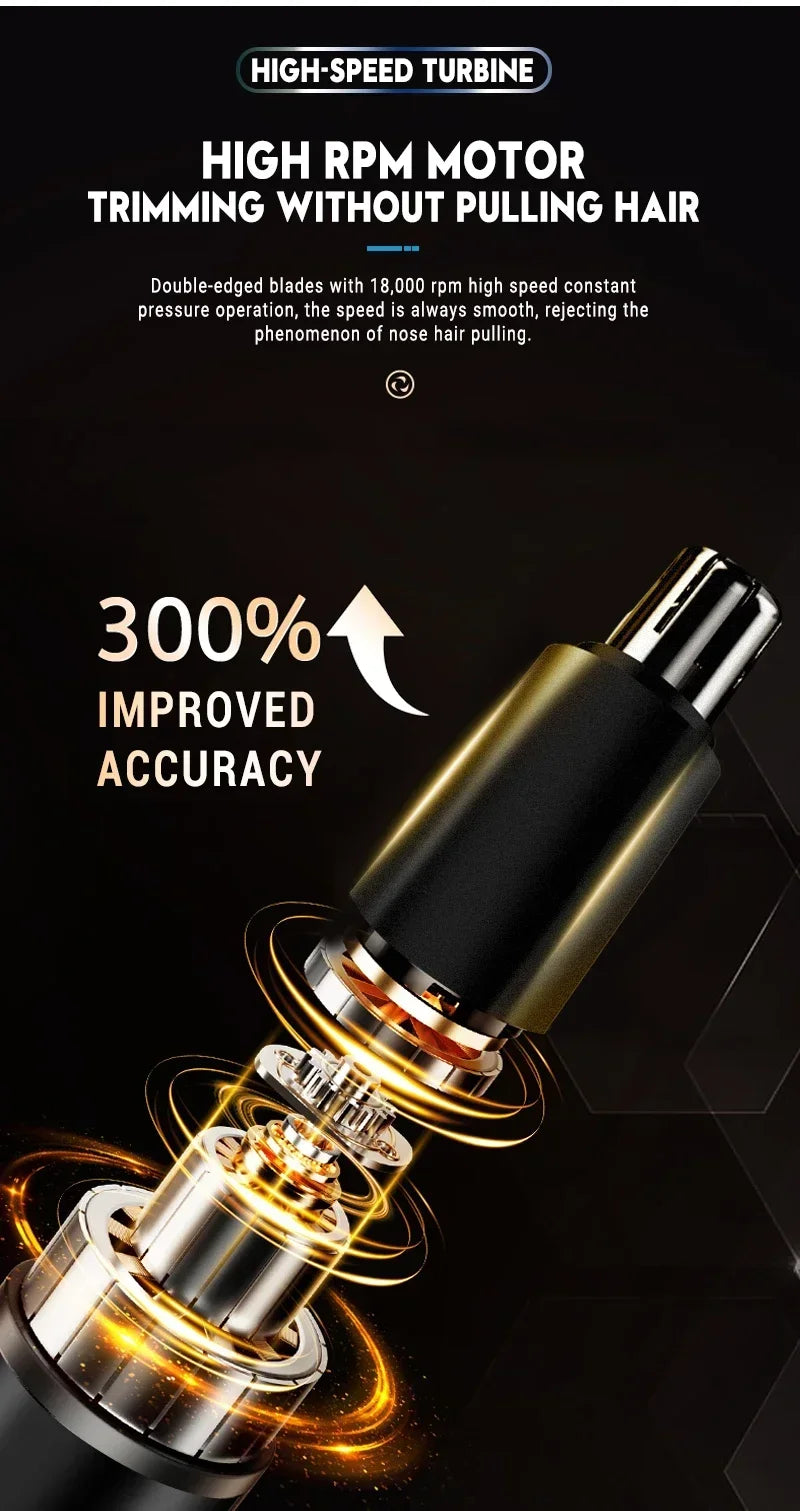 2 In 1 Electric Portable Ear And Nose Hair Trimmer