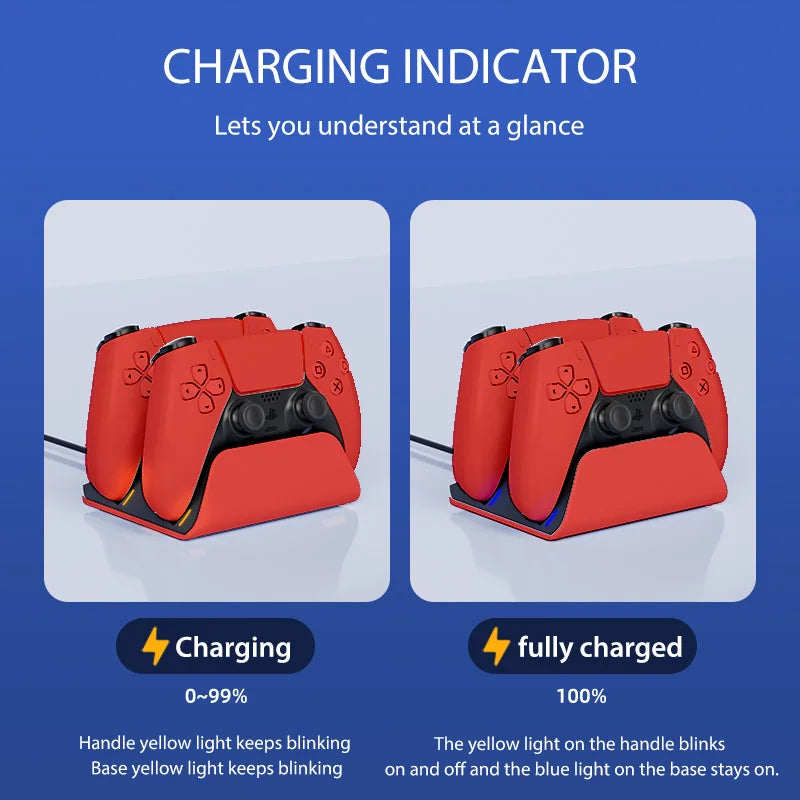 Fast Charging Dock for PS5 Controllers