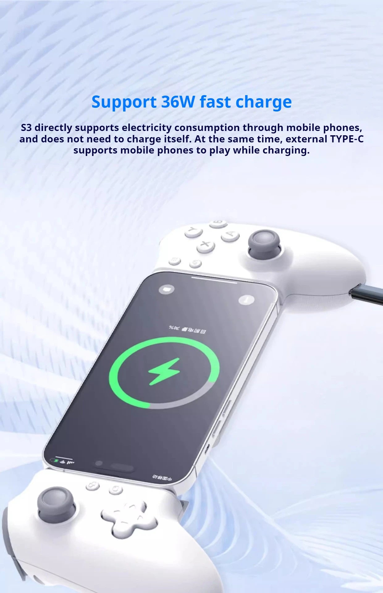 Gamepad Gaming Control For Mobile Android Cell Phone