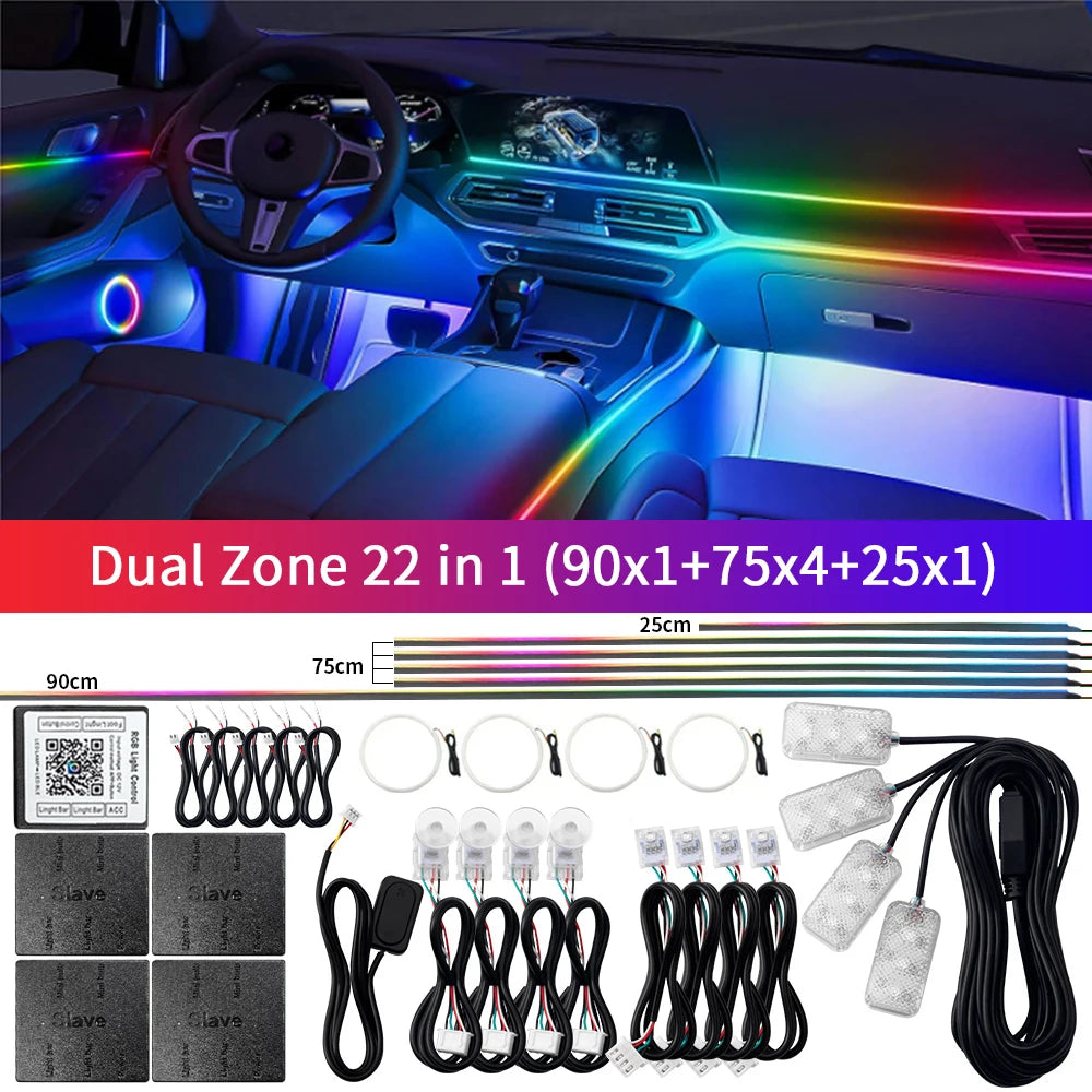 6/18/22 in 1 Led Car Ambient Lights