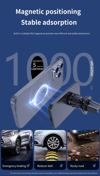 30W Magnetic Car Wireless Charger