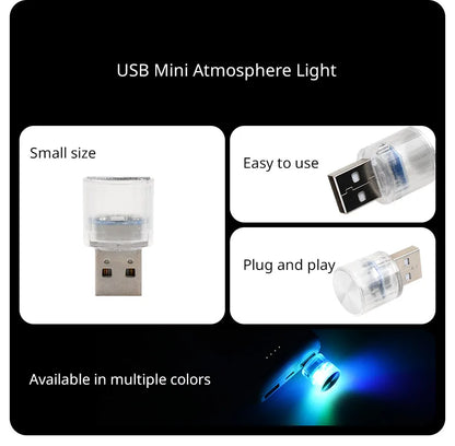 Car Mini USB LED Ambient Light