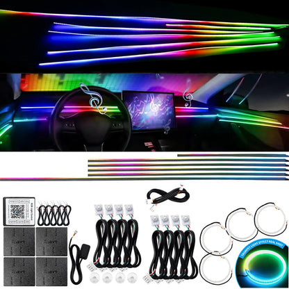 6/10/14/18 in 1 Led Car Ambient Lights
