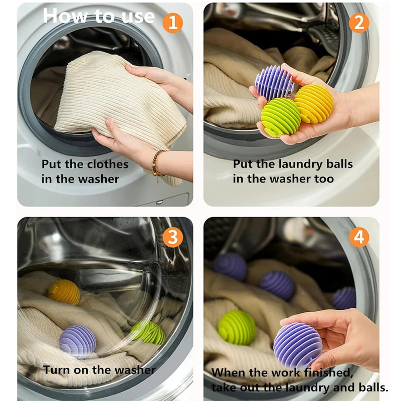3PCS Reusable Magic Laundry Balls