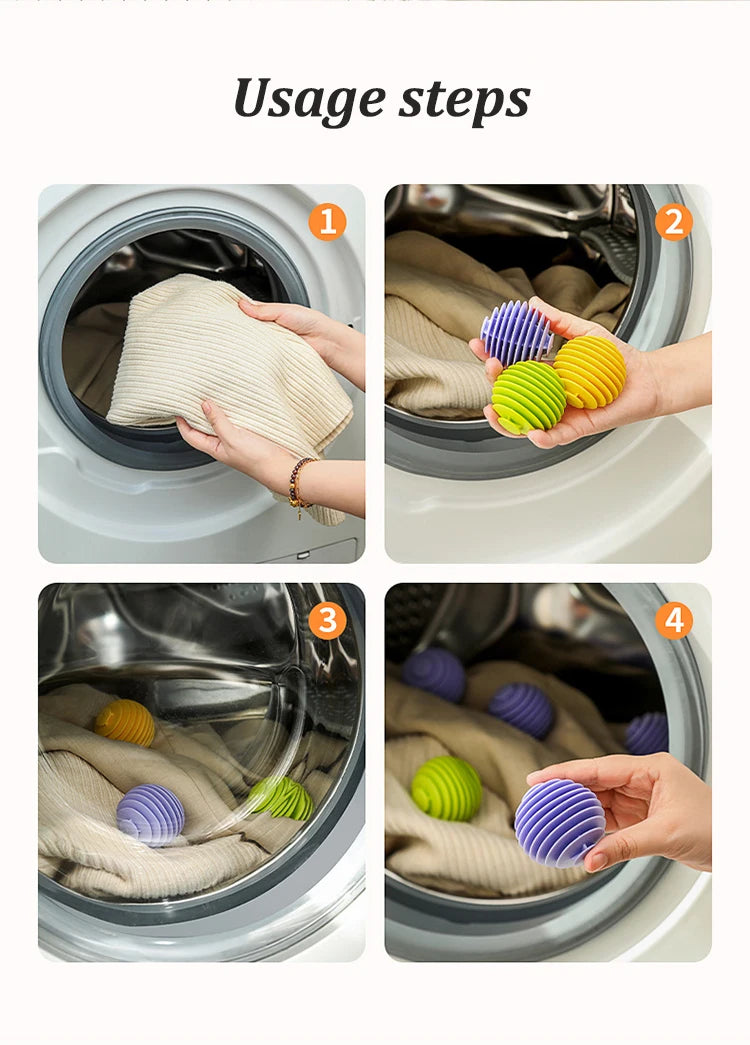 3PCS Reusable Magic Laundry Balls