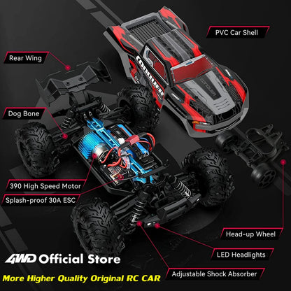 4x4 Off Road Remote Control High Speed Drift Racing Truck Toy for Adults