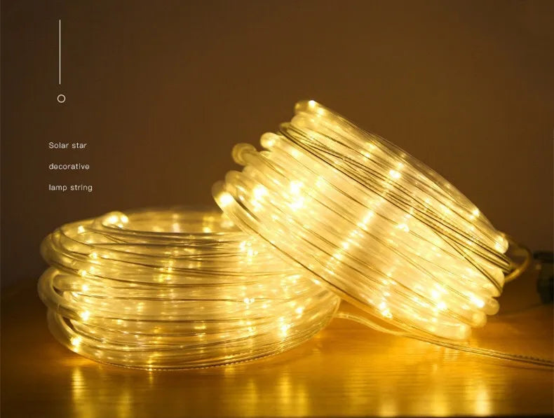 300LED Solar Rope Strip Lighting