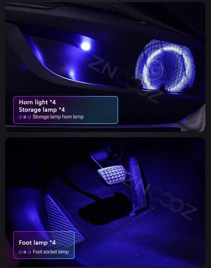 RGB 22 in 1 Car Interior