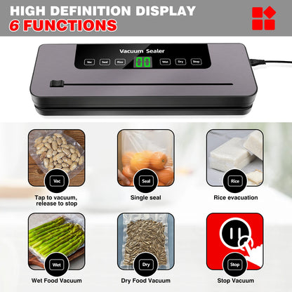 5-in-1 Electric Sealer Vacuum Sealer