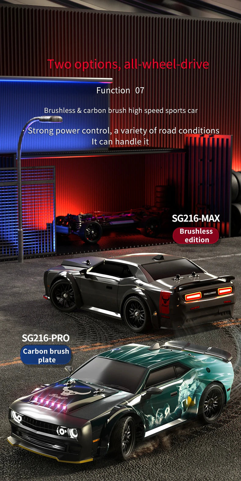 ZLL SG116 MAX/PRO 1:16 High Speed Drift Racing