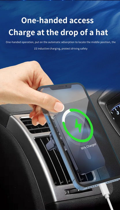 30W Magnetic Car Wireless Charger