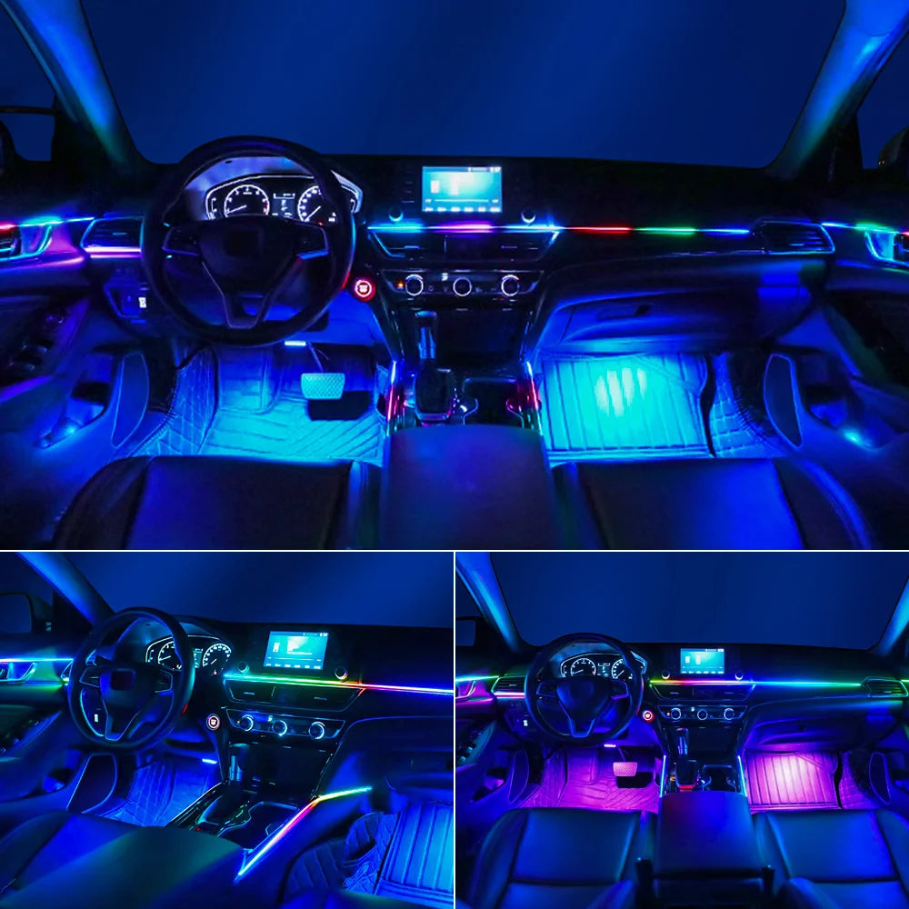 6/10/14/18 in 1 Led Car Ambient Lights