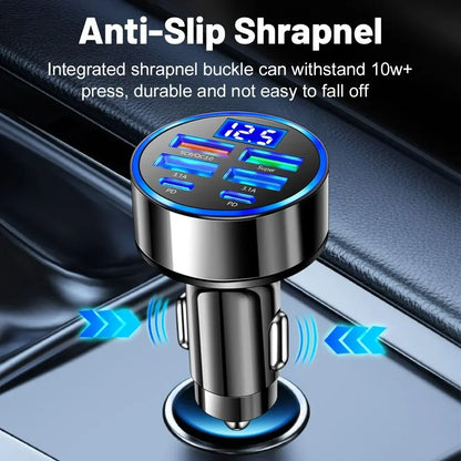 66-250W PD Car Charger QC3.0