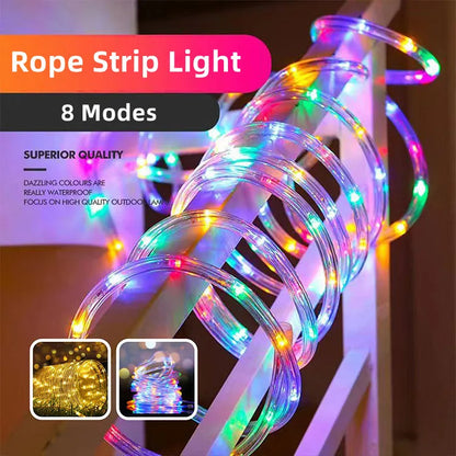 300LED Solar Rope Strip Lighting