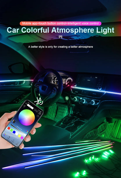 6/10/14/18 in 1 Led Car Ambient Lights
