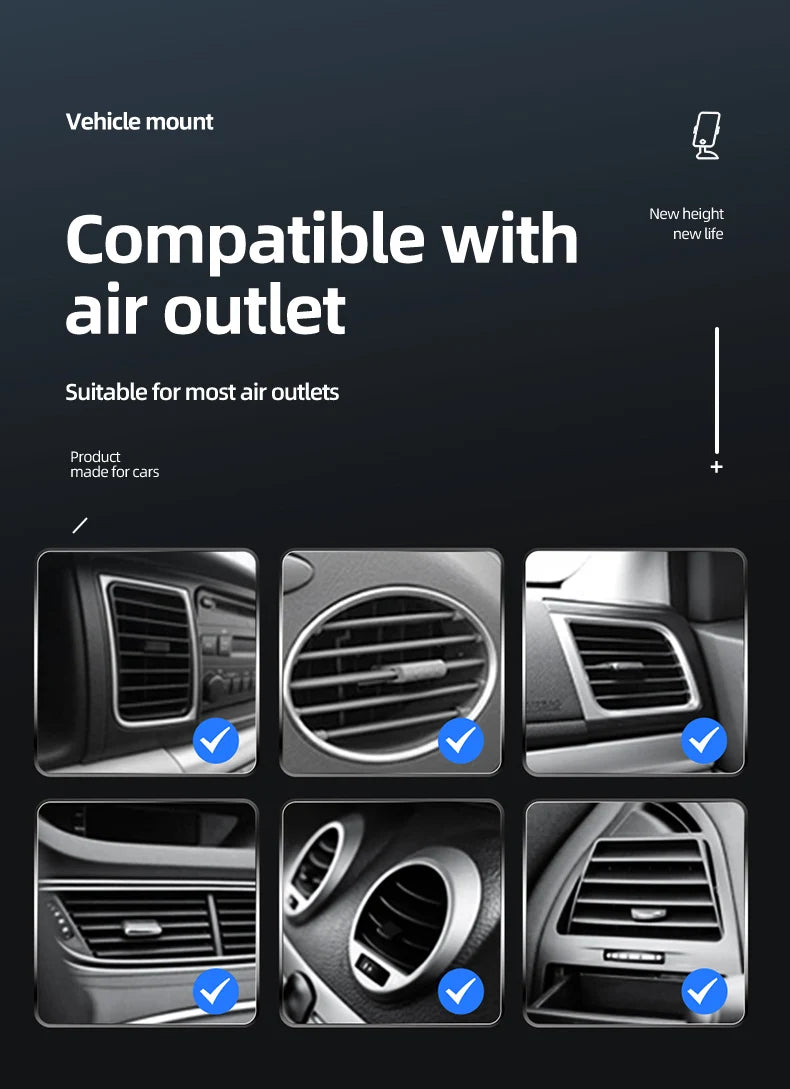 Intelligent Wireless Car Charger Mount