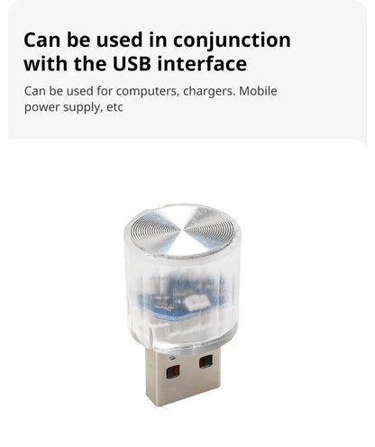 Car Mini USB LED Ambient Light