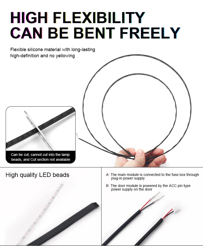 6/18/22 in 1 Led Car Ambient Lights