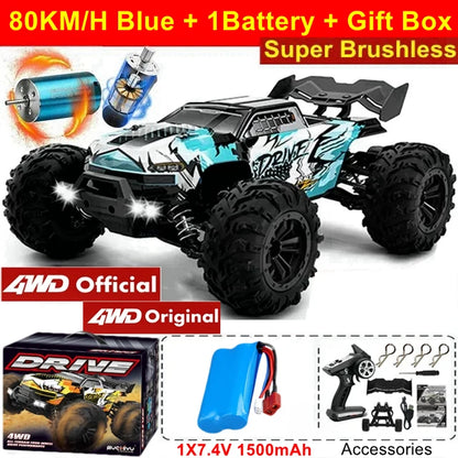 4x4 Off Road Remote Control High Speed Drift Racing Truck Toy for Adults