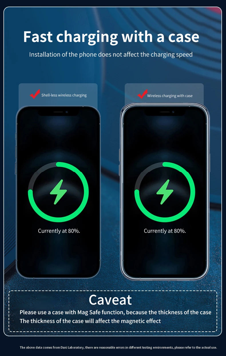 30W Magnetic Car Wireless Charger