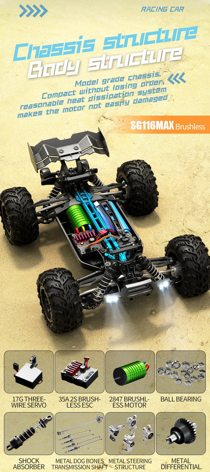 ZLL SG116 MAX/PRO 1:16 High Speed Drift Racing