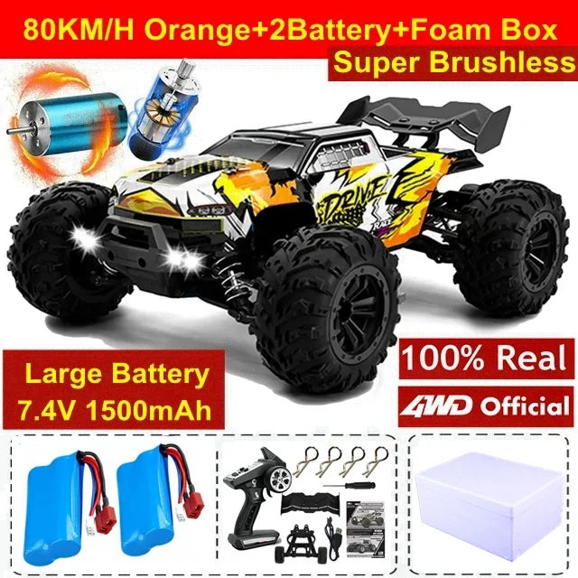 4x4 Off Road Remote Control High Speed Drift Racing Truck Toy for Adults