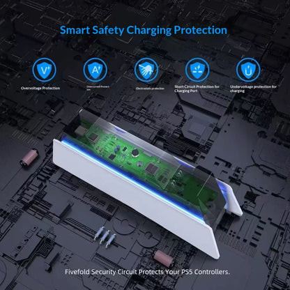 For PS5 Type-C DualSense Charging Station