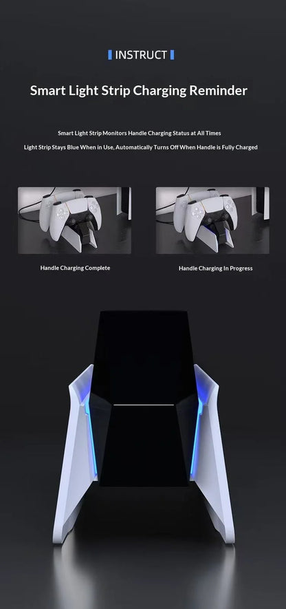For PS5 Type-C DualSense Charging Station