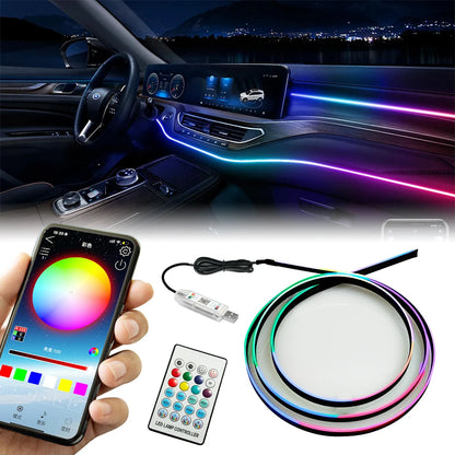 140cm USB Dreamcolor Acrylic Interior Car LED