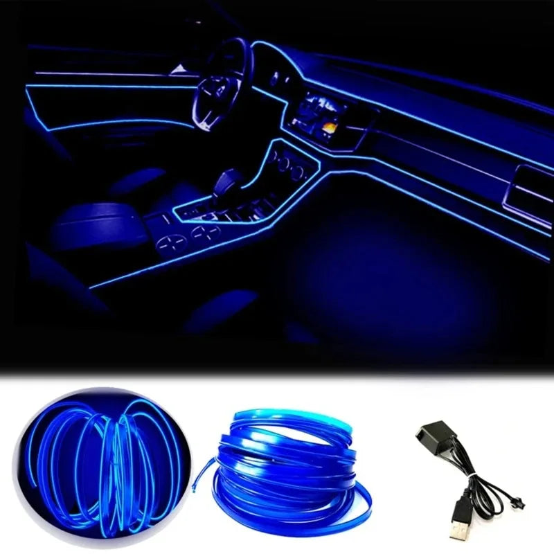 5M Car Environment El Wire LED