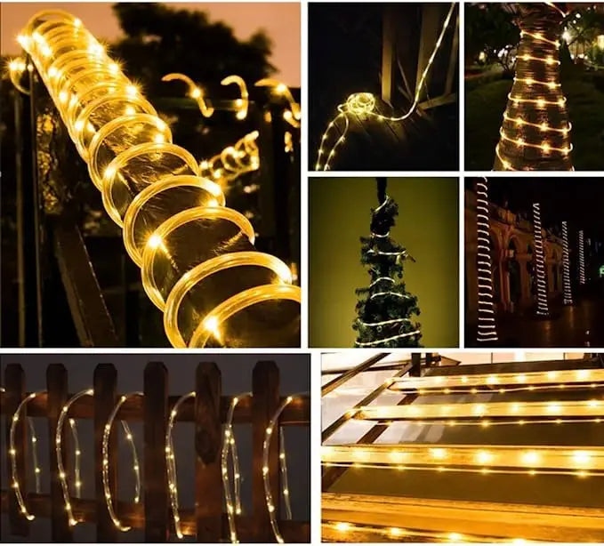 300LED Solar Rope Strip Lighting
