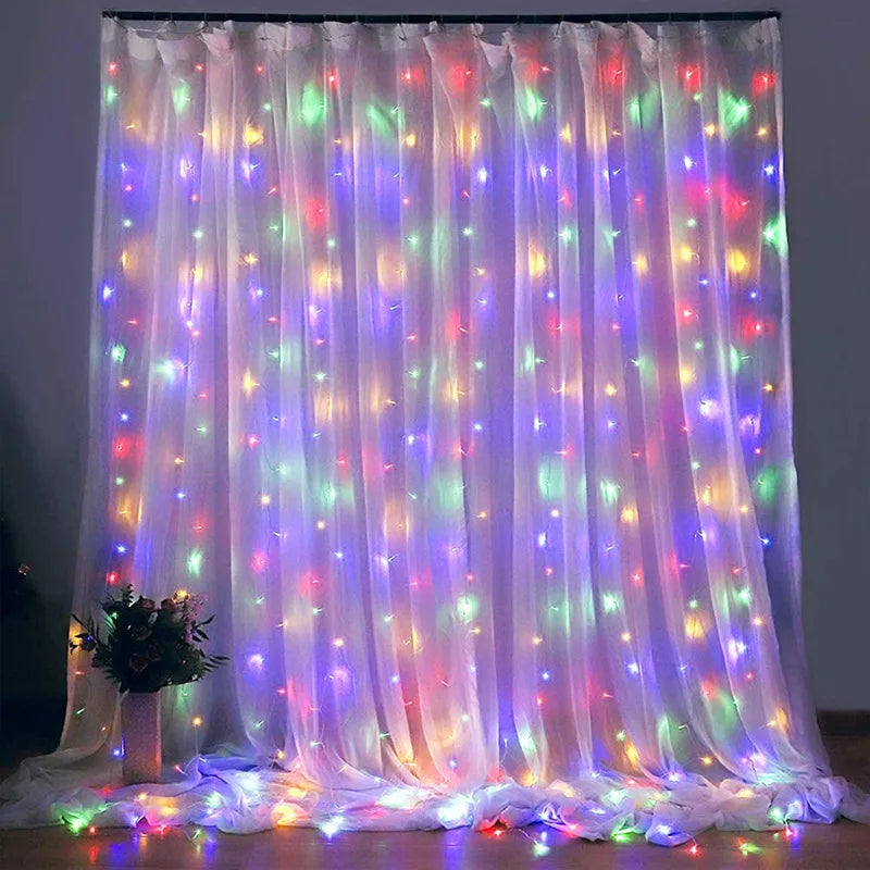 Curtain Garland on The Window