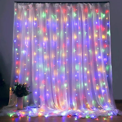 Curtain Garland on The Window