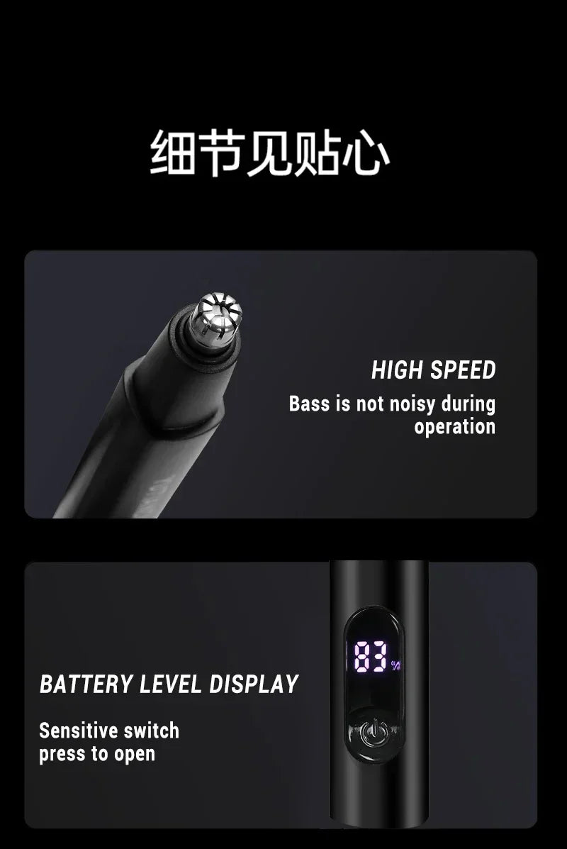2 In 1 Electric Portable Ear And Nose Hair Trimmer