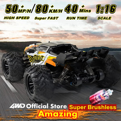 4x4 Off Road Remote Control High Speed Drift Racing Truck Toy for Adults
