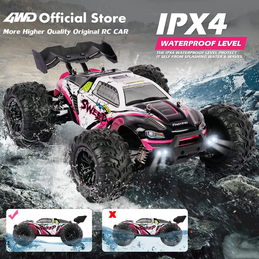 4x4 Off Road Remote Control High Speed Drift Racing Truck Toy for Adults