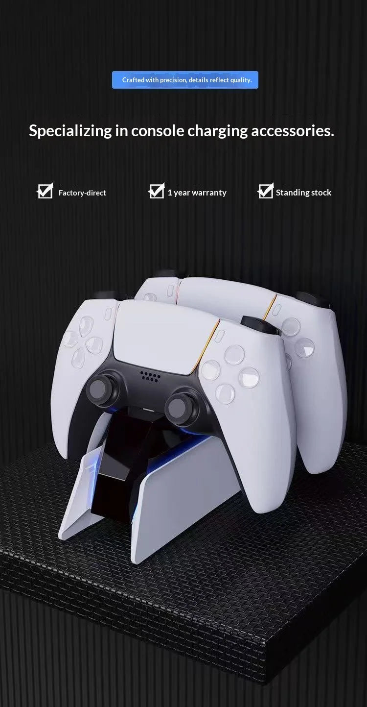 For PS5 Type-C DualSense Charging Station