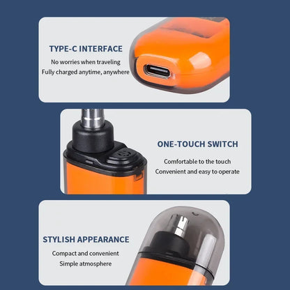 2 In 1 Electric Portable Ear And Nose Hair Trimmer